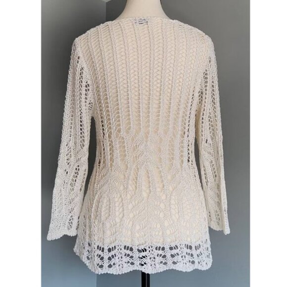 Gerry Webber White Crochet Knit Top - Picture 3 of 9